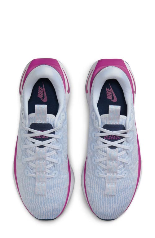 Nike Motiva Road Runner Walking Shoe In Grey/grey/fuchsia