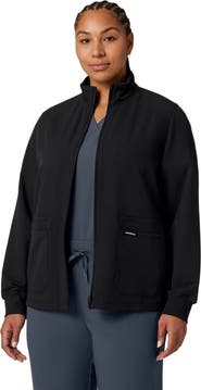 JAANUU Ceri Women's 6-Pocket Classic Scrub Jacket