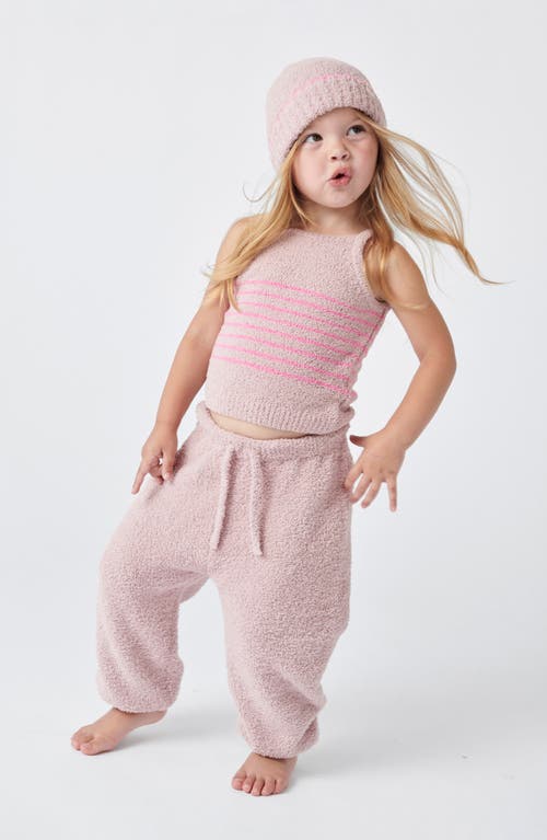 7 A.m. Enfant Kids' Fuzzy Beanie In Ash Rose