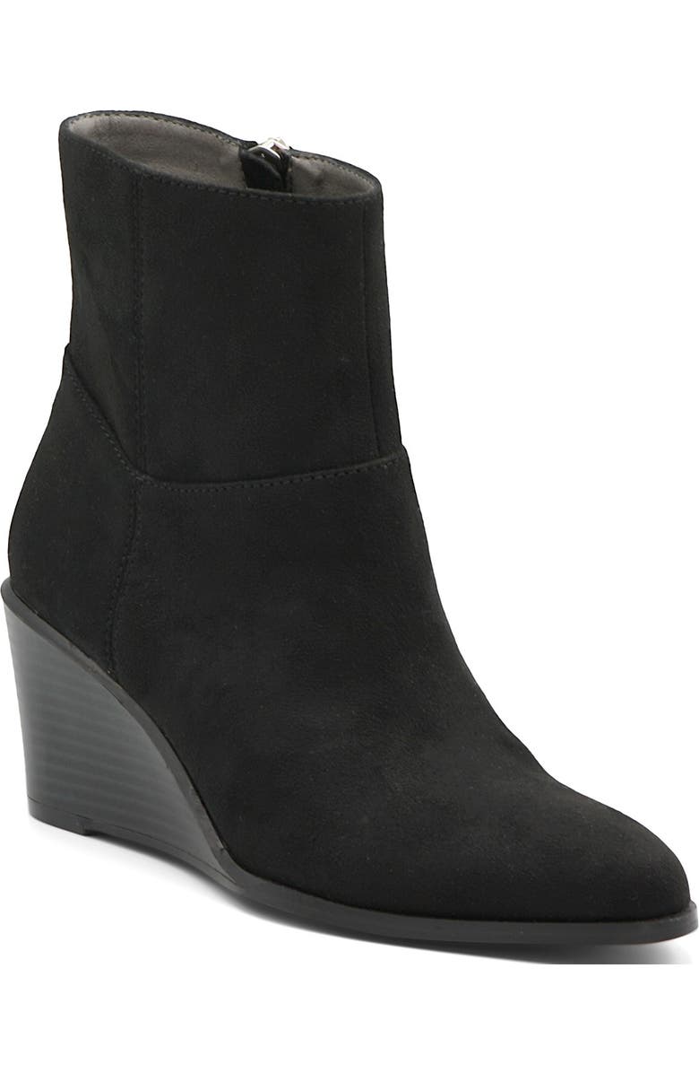 Adrienne Vittadini Vito Suede Wedge Bootie, Alternate, color,