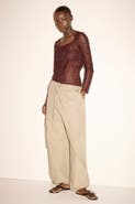 H&M Long-sleeved Lace Top