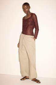 H&M Long-sleeved Lace Top