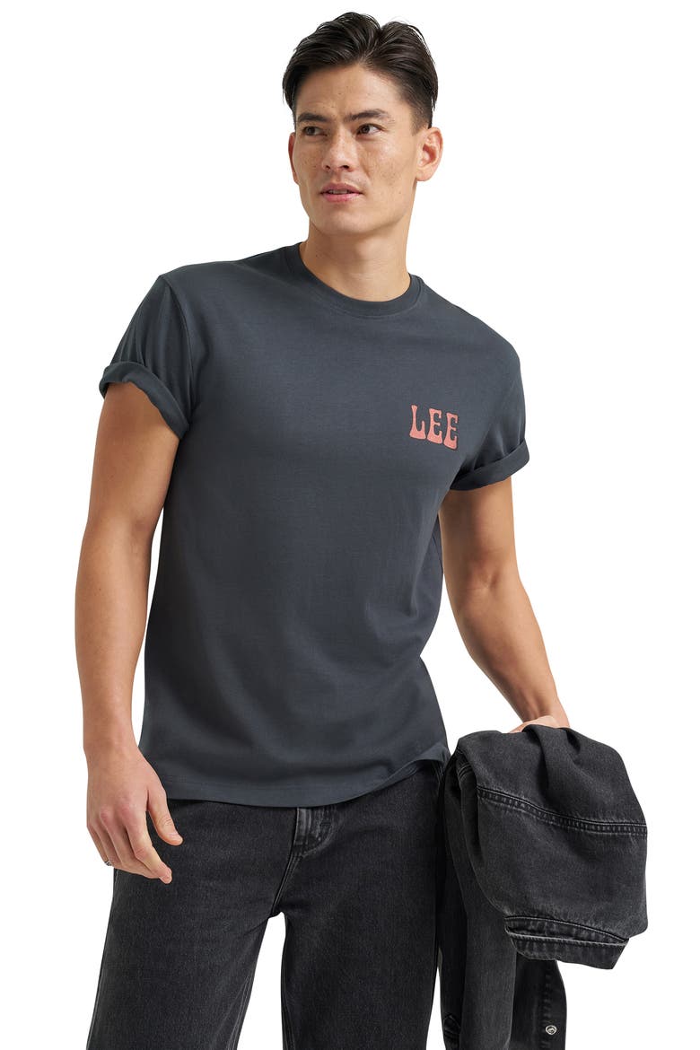Essential Americana Graphic T-Shirt, Alternate, color, WASHED BLACK