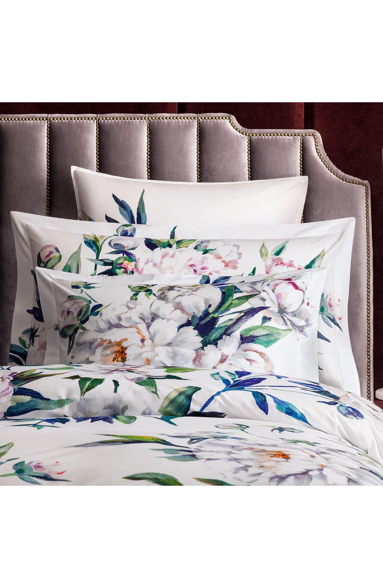 Togas Peonia Pillow Case set, Main, color, Blue