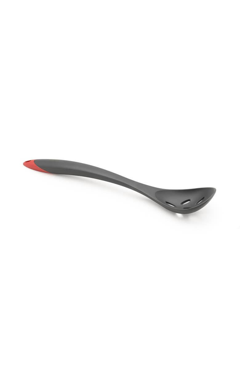 CUISIPRO Fiberglass Slotted Spoon, Alternate, color, Black