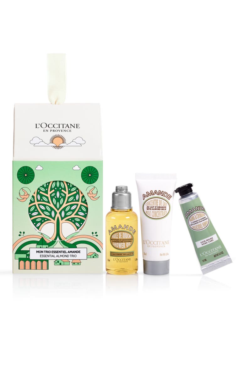 L'Occitane Almond Skin Care Ornament Set, Alternate, color, 