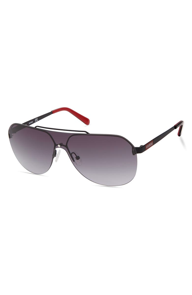 GUESS Shield Sunglasses, Main, color, 