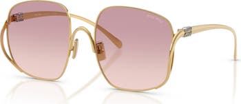 MU A57S 57mm Gradient Square Sunglasses