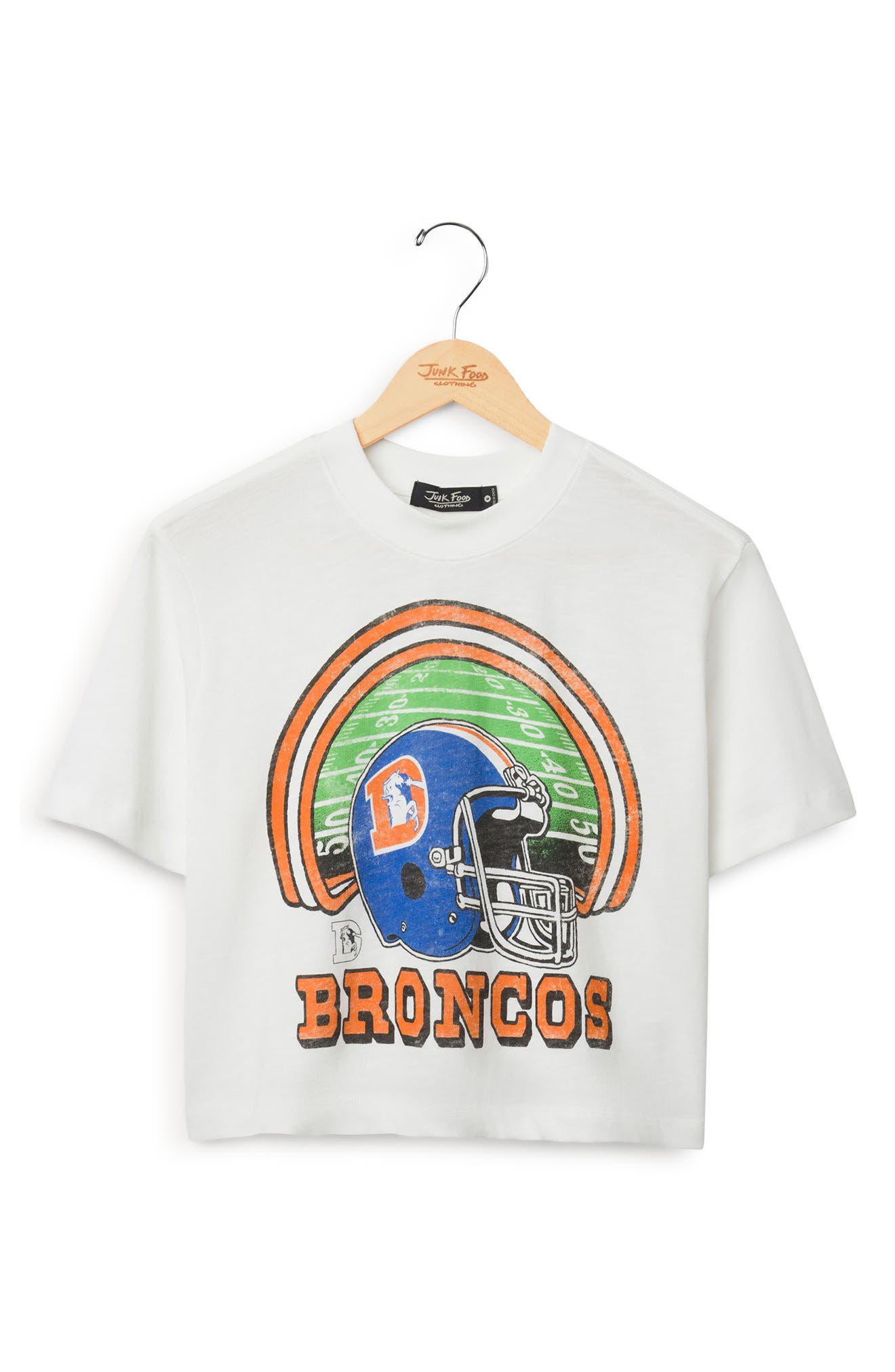 Denver Broncos Graphic Cropped T-Shirt