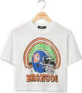 Junk Food Denver Broncos Graphic Cropped T-Shirt