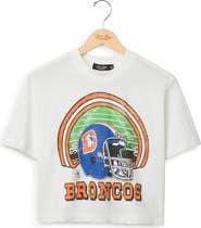 Junk Food Denver Broncos Graphic Cropped T-Shirt