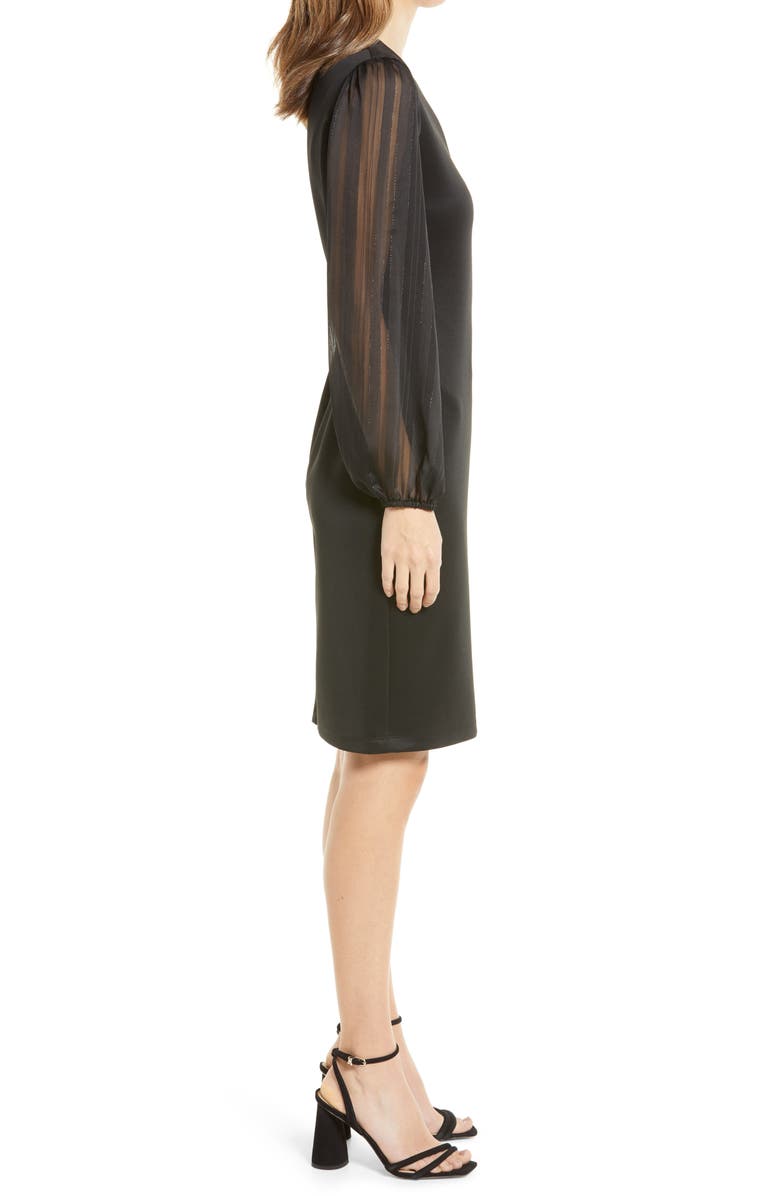Connected Apparel Long Sleeve Sheath Dress, Alternate, color, 