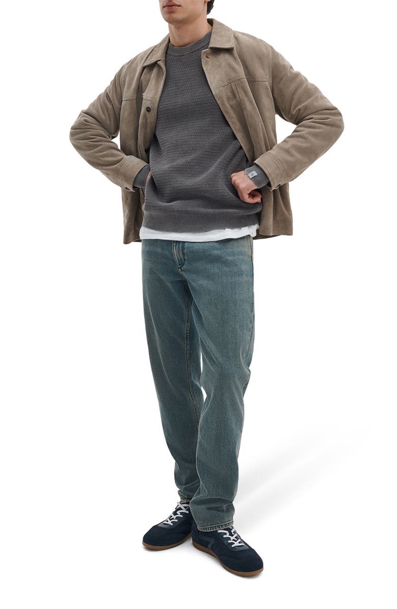 rag & bone Caden Washed Cotton Blend Sweater, Alternate, color, 