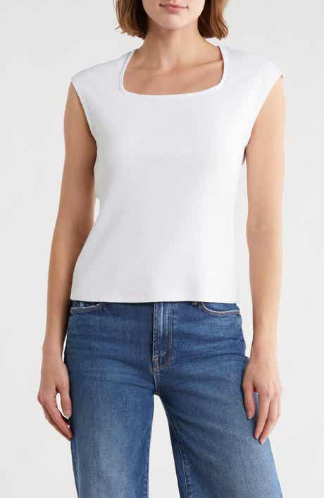 Melrose and Market Square Neck Top