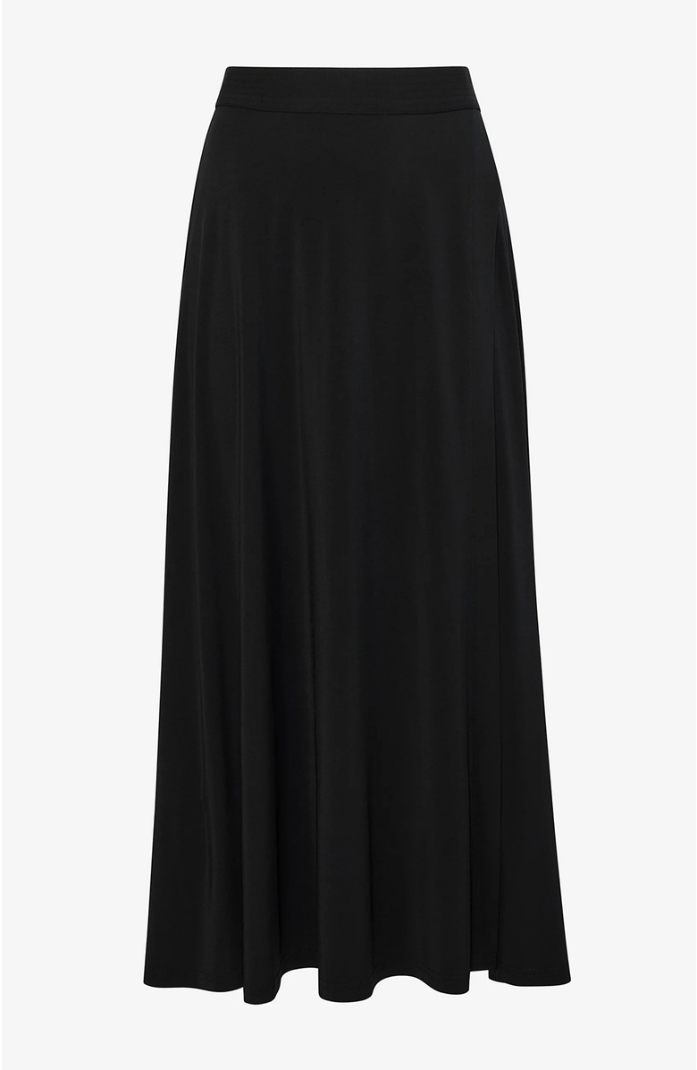 M.M.LaFleur Ara Light Jersey Skirt, Alternate, color, Black