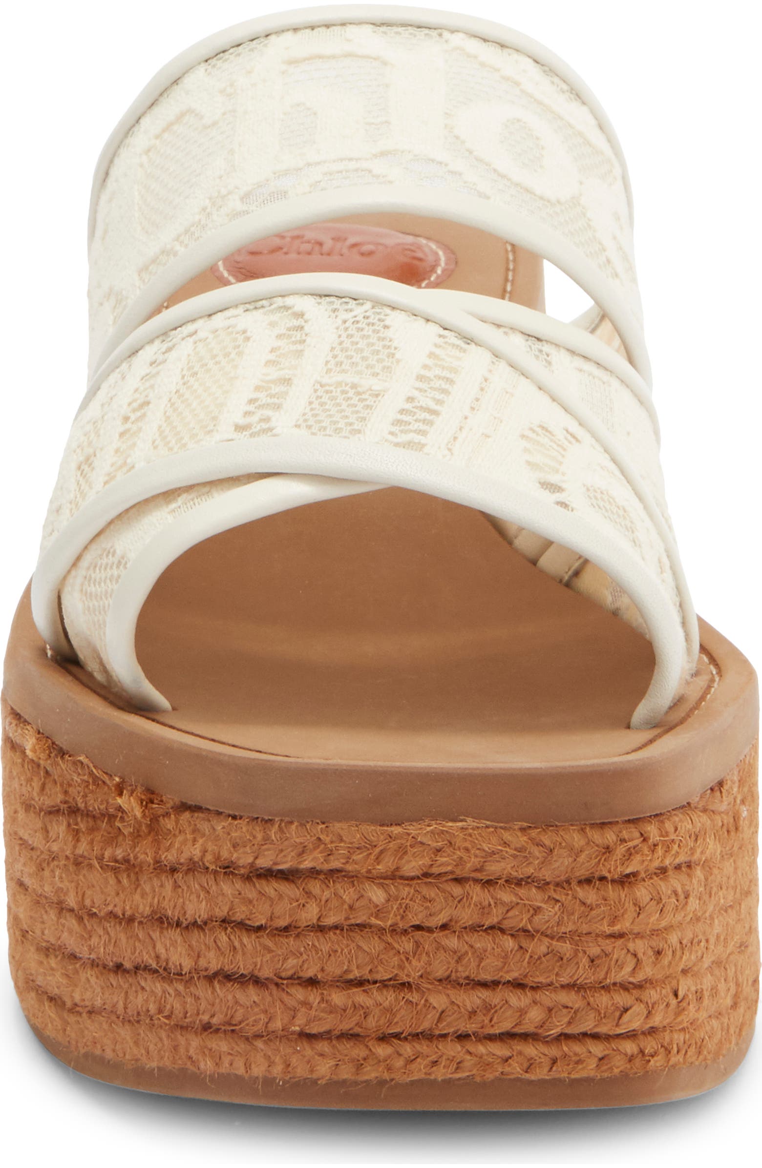 Chloé Crochet Lace Espadrille Platform Sandal (Women) | Nordstromrack