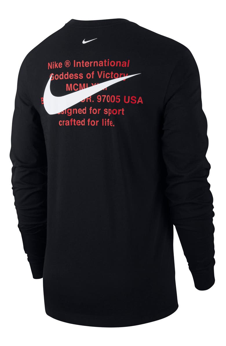 Nike Sportswear Swoosh Long Sleeve Graphic Tee, Alternate, color,