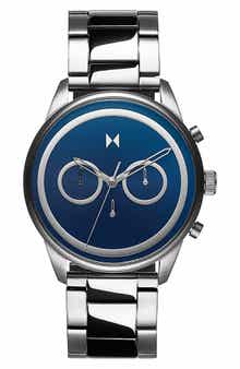 MVMT Powerlane Chronograph Bracelet Watch, 43mm