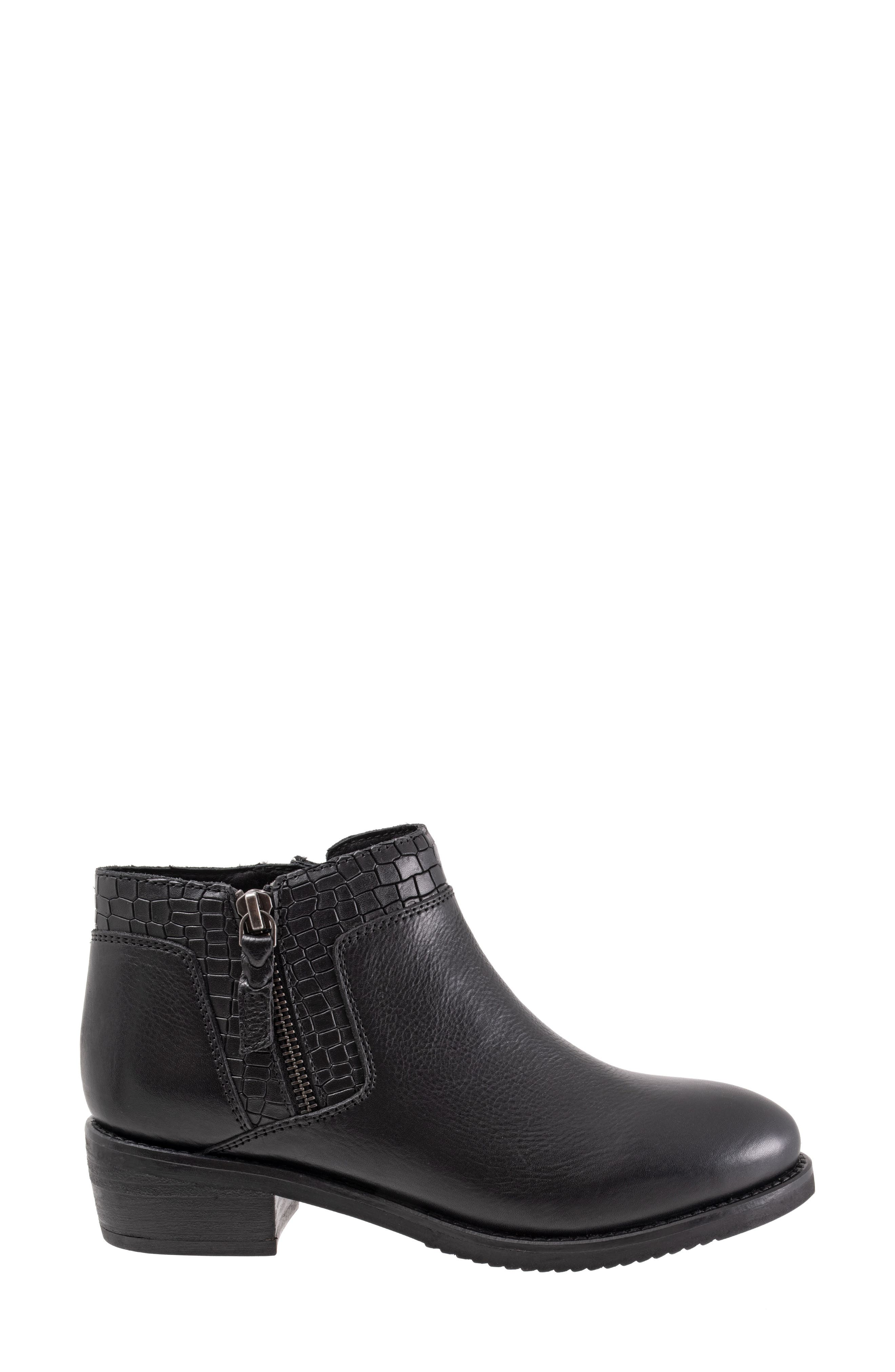 SoftWalk<sup>®</sup> SoftWalk Rubi Ankle Boot, Alternate, color, Black/Croc