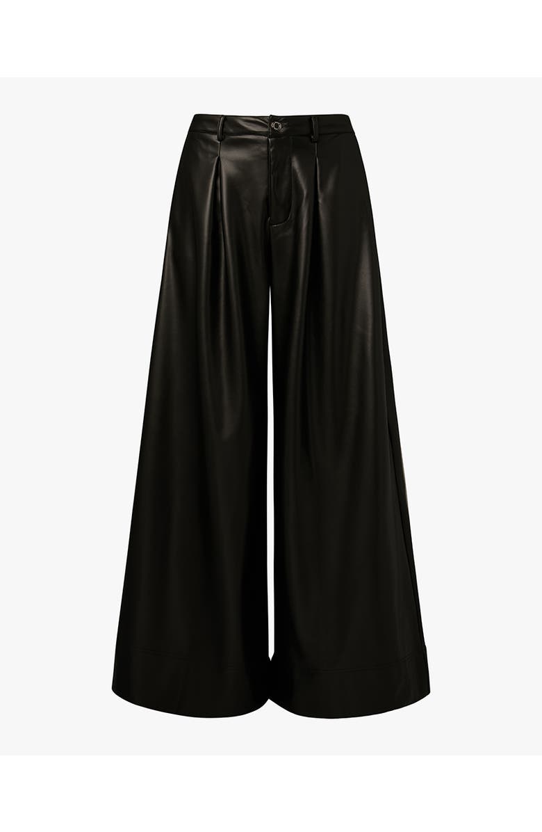 WeWoreWhat Vegan Leather Extreme Wide Leg Pant, Alternate, color,
