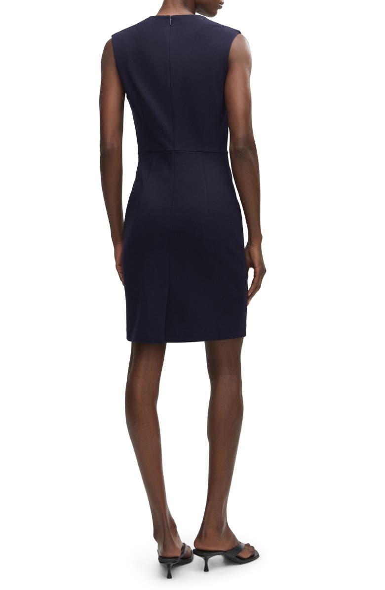 MANGO Sleeveless Sheath Dress, Alternate, color, 