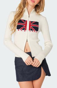 EDIKTED England Zip Cardigan