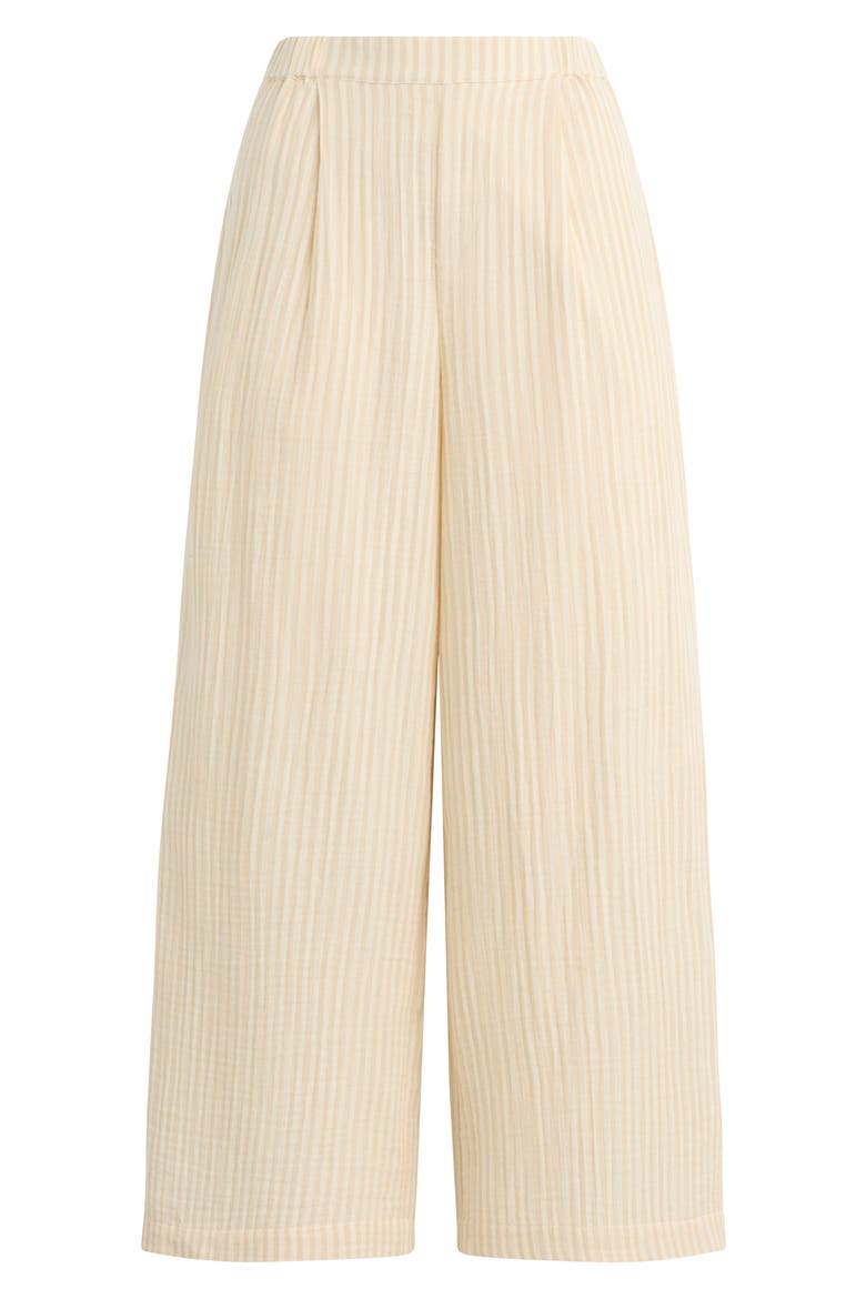 The Beach Walk Wide Leg Pants, Alternate, color, SAND STRIPE