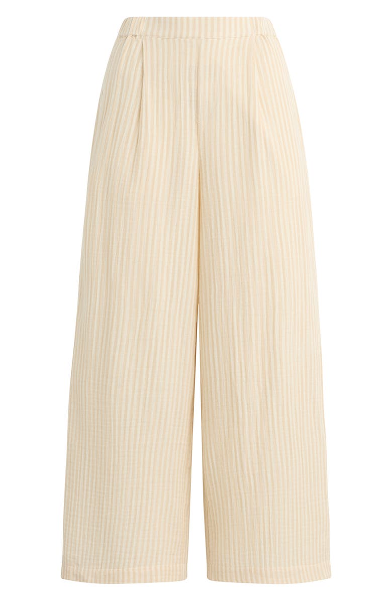 Favorite Daughter The Beach Walk Wide Leg Pants, Alternate, color, Sand Stripe