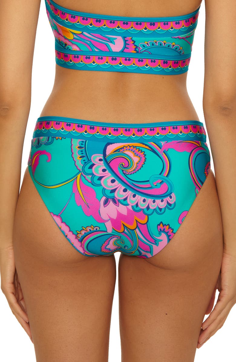 Trina Turk Mykonos Reversible Hipster Bikini Bottoms, Alternate, color, Multi