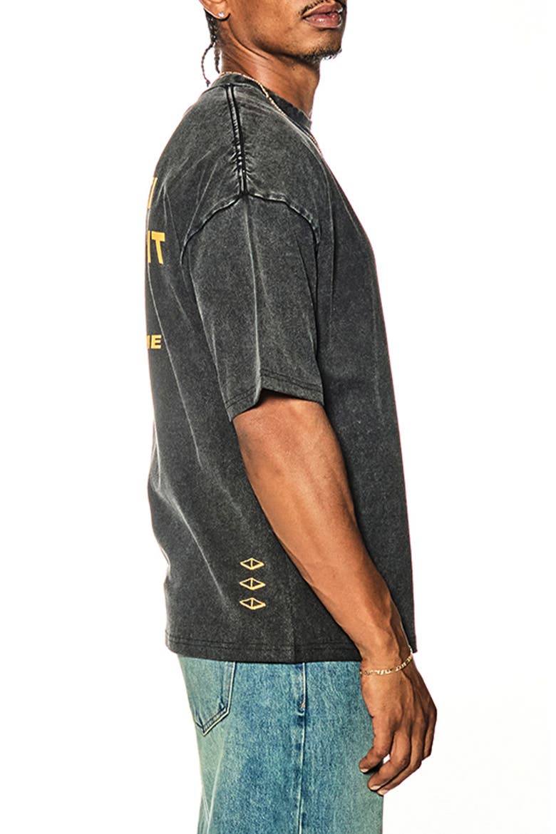Department Oversize Stonewashed Cotton Graphic T-Shirt, Alternate, color, VINTAGE BLACK
