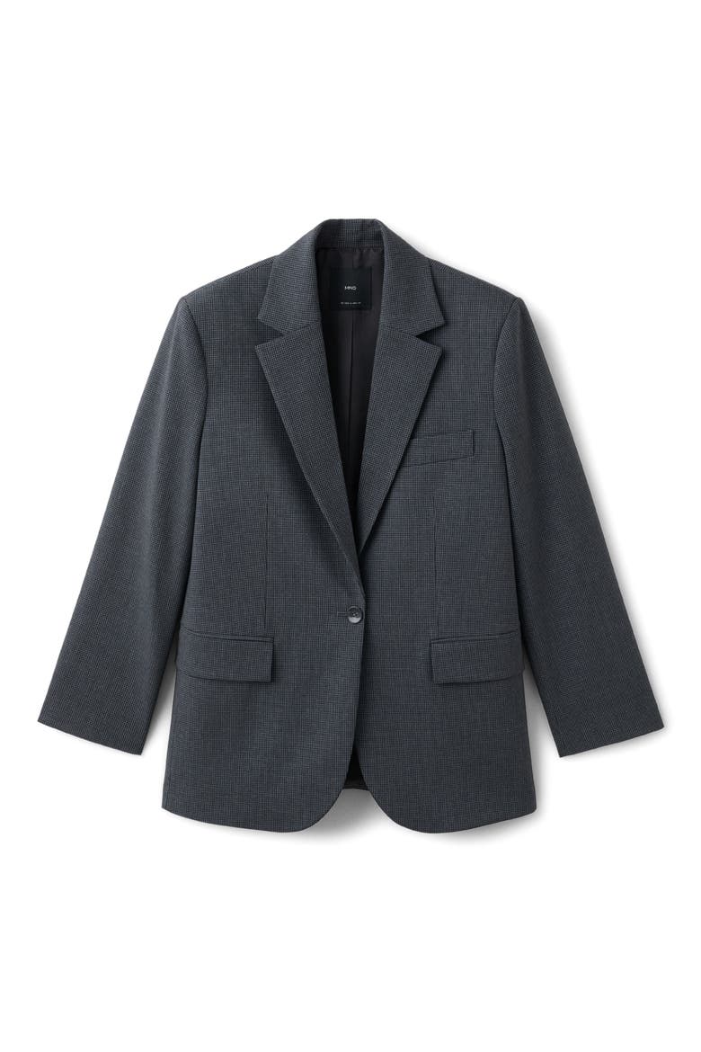 Flap Pocket Blazer, Alternate, color, BLACK