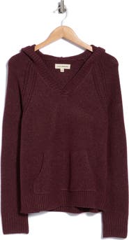 Lucky Brand Solid Hooded Sweater