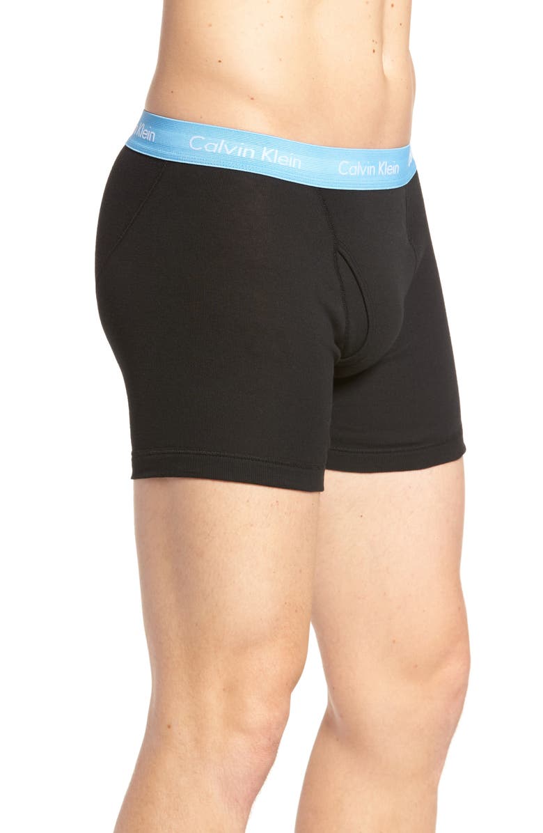 Calvin Klein 3-Pack Cotton Boxer Briefs, Alternate, color, 