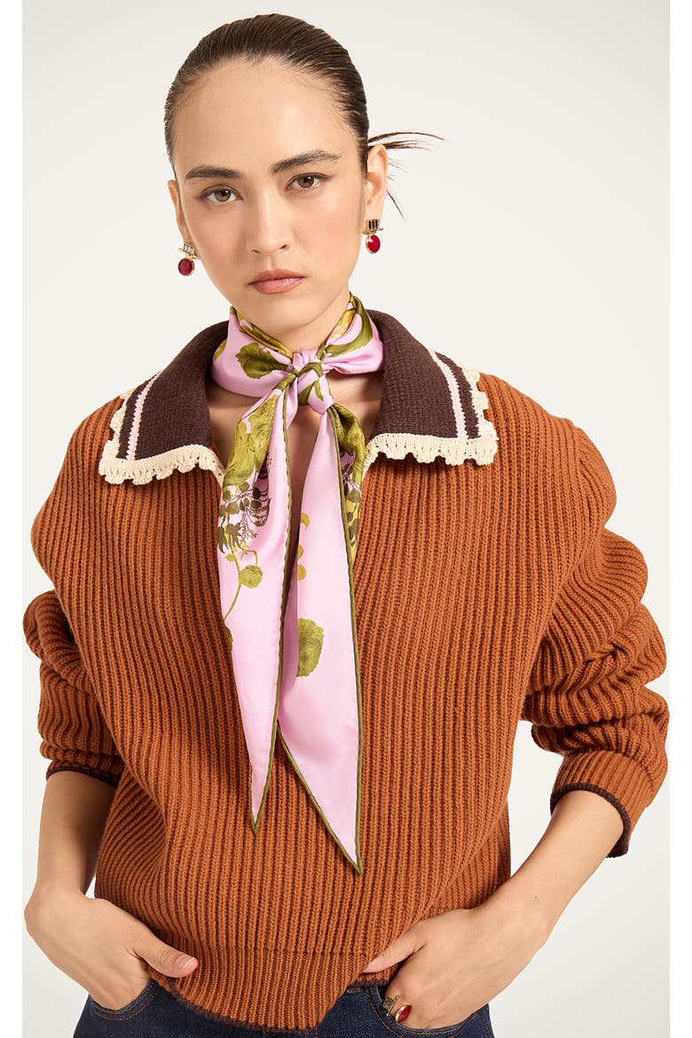 Diamond Scarf, Main, color, Coven Placée Pink