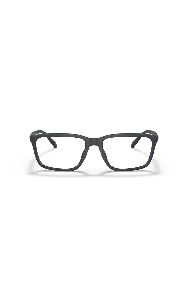 Armani Exchange 55mm Rectangle optical glasses, Alternate, color, Blue