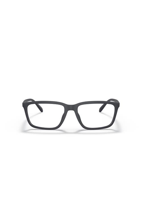 Armani Exchange 55mm Rectangle Optical Glasses In Brown