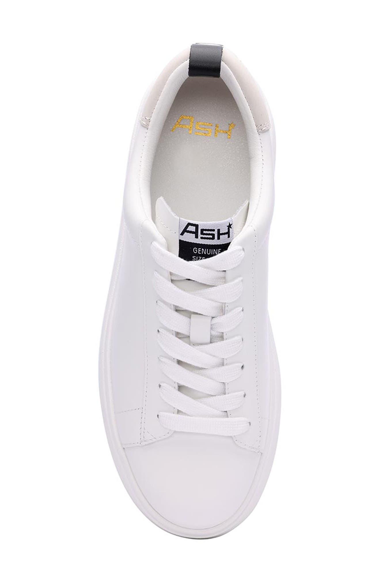Ash Maya Platform Sneaker, Alternate, color, White/ Egg/ Black
