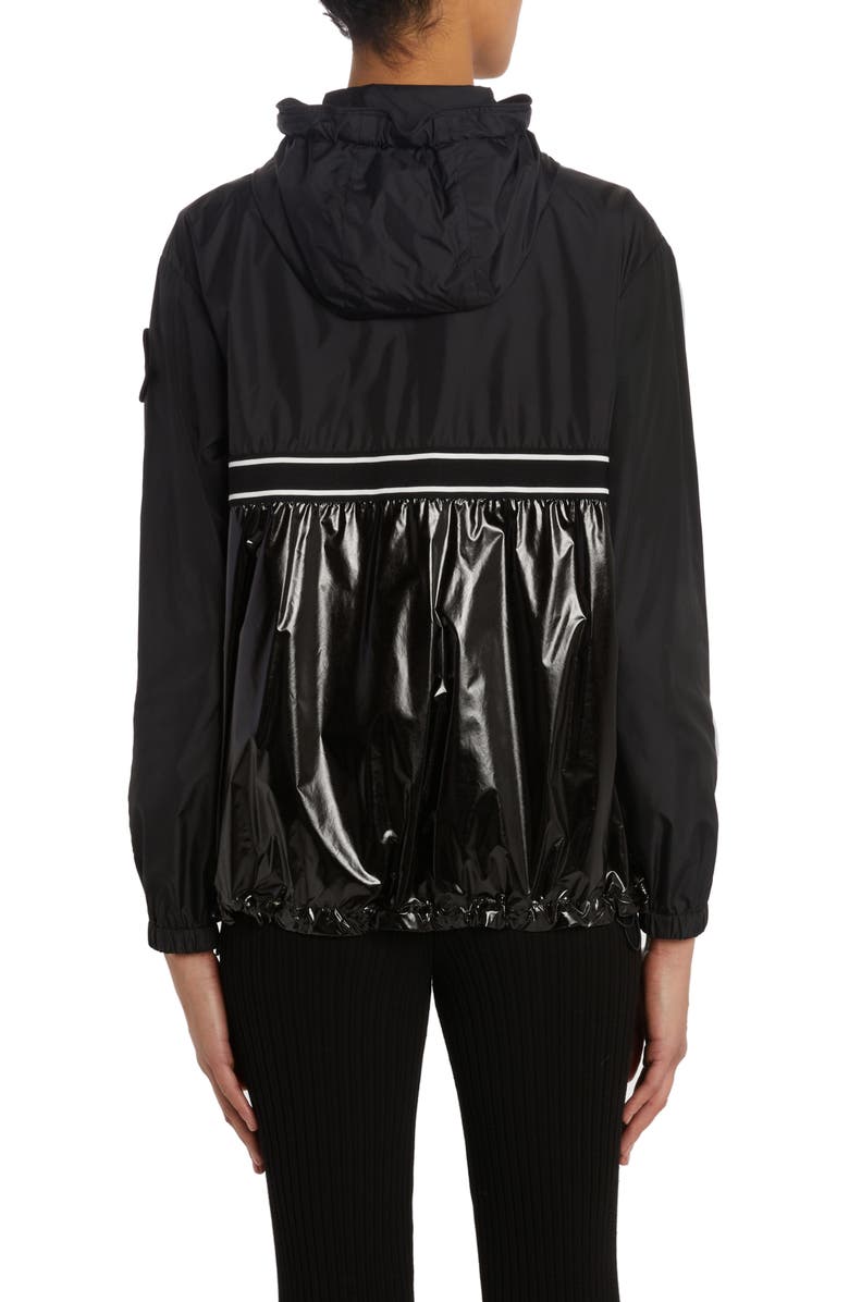 Moncler Komoe Mixed Media Hooded Jacket, Alternate, color,