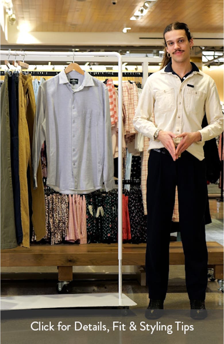 Airtex Slim Fit Cotton Button-Up Shirt, sales video thumbnail