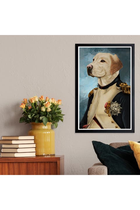 Gentleman Lab Brown Animals Framed Wall Art