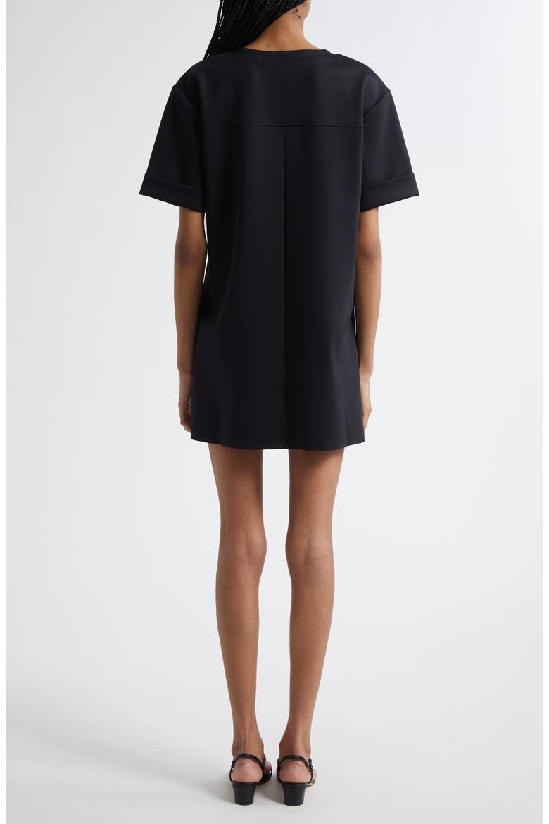King Short Sleeve Jersey Dress, Alternate, color, BLACK