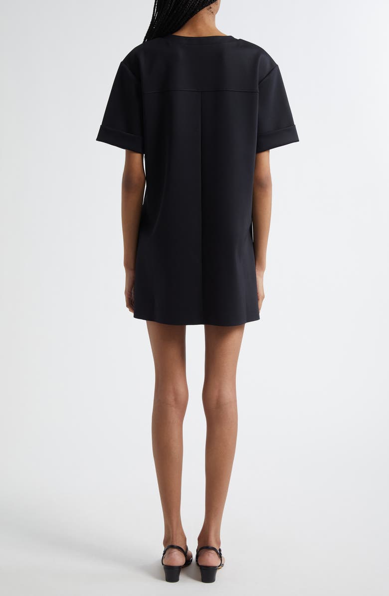 MM by Max Mara King Short Sleeve Jersey Dress, Alternate, color, Black