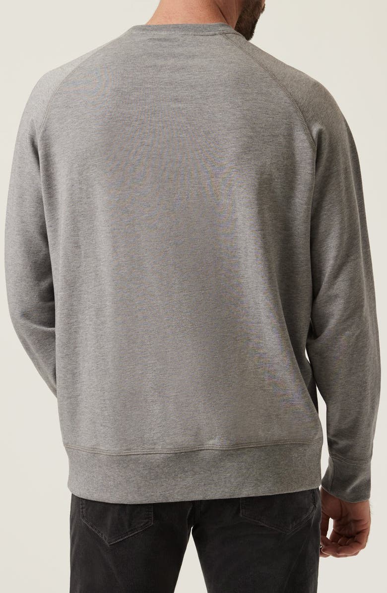 34 Heritage Stretch French Terry Crewneck Sweatshirt, Alternate, color, Grey Melange