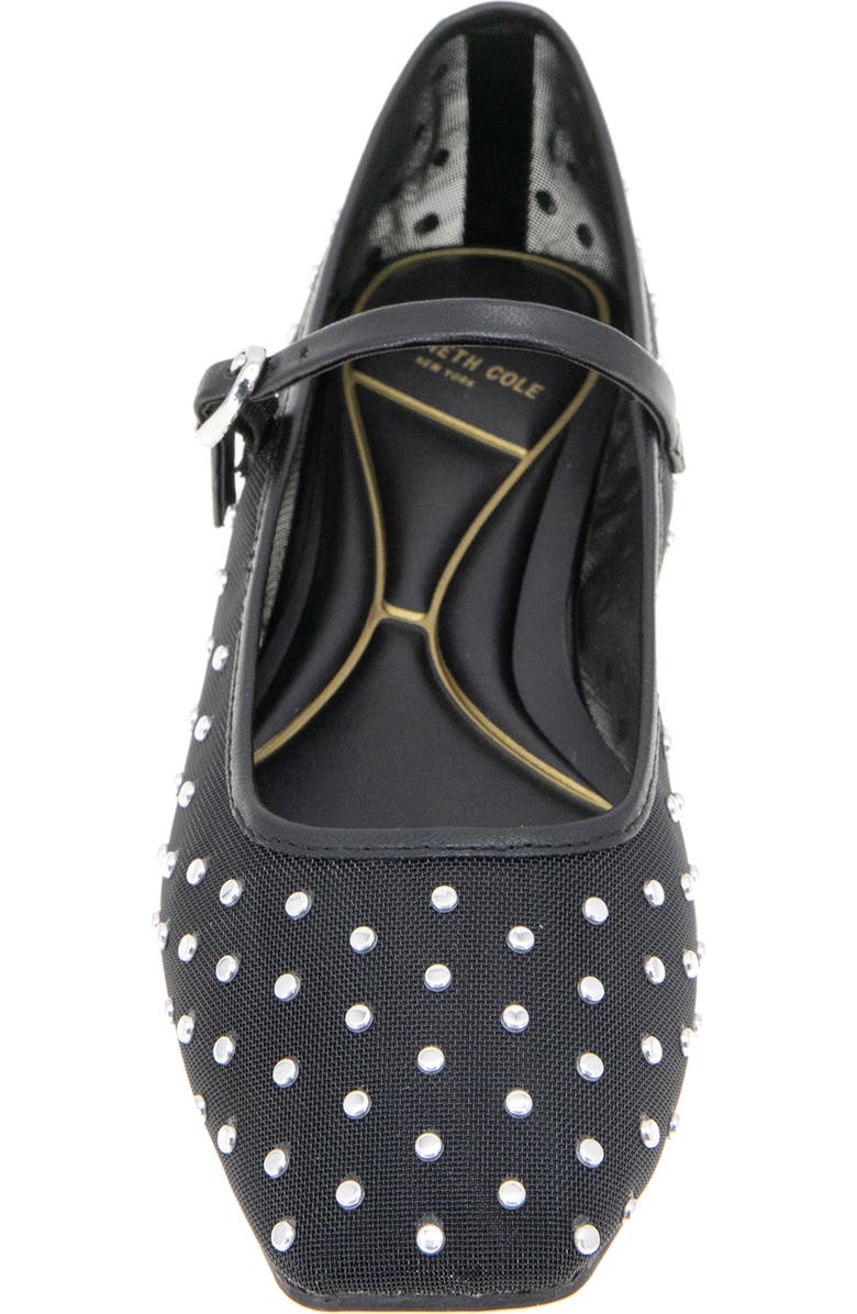 Kenneth Cole Jasper Mary Jane Flat, Alternate, color, Black Mesh
