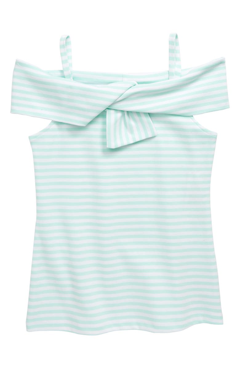 Habitual Girl Stripe Twist Yoke Top, Main, color, 