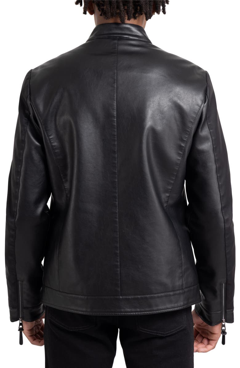 XRAY Faux Leather Racing Jacket, Alternate, color, 