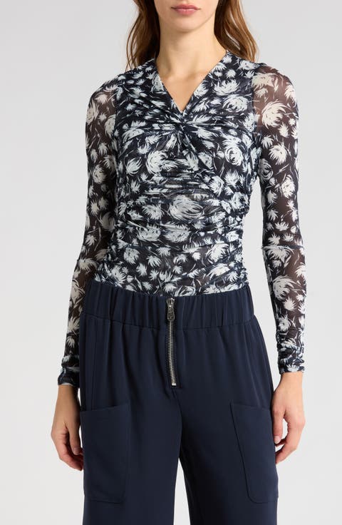 Aniya Floral Mesh Top