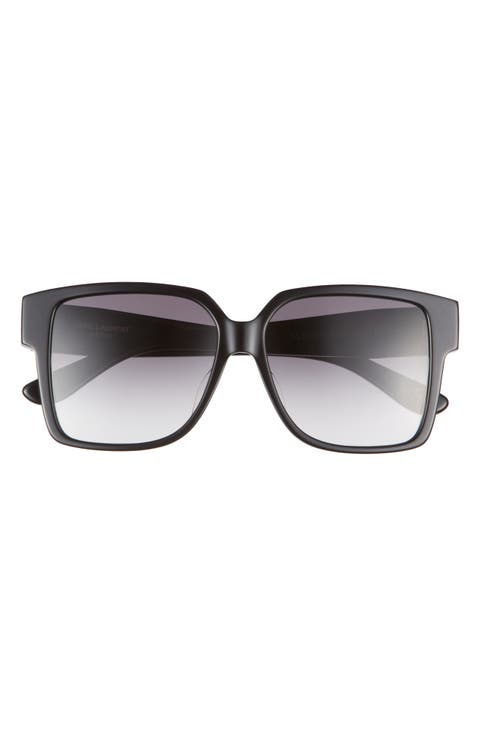 56mm Square Sunglasses