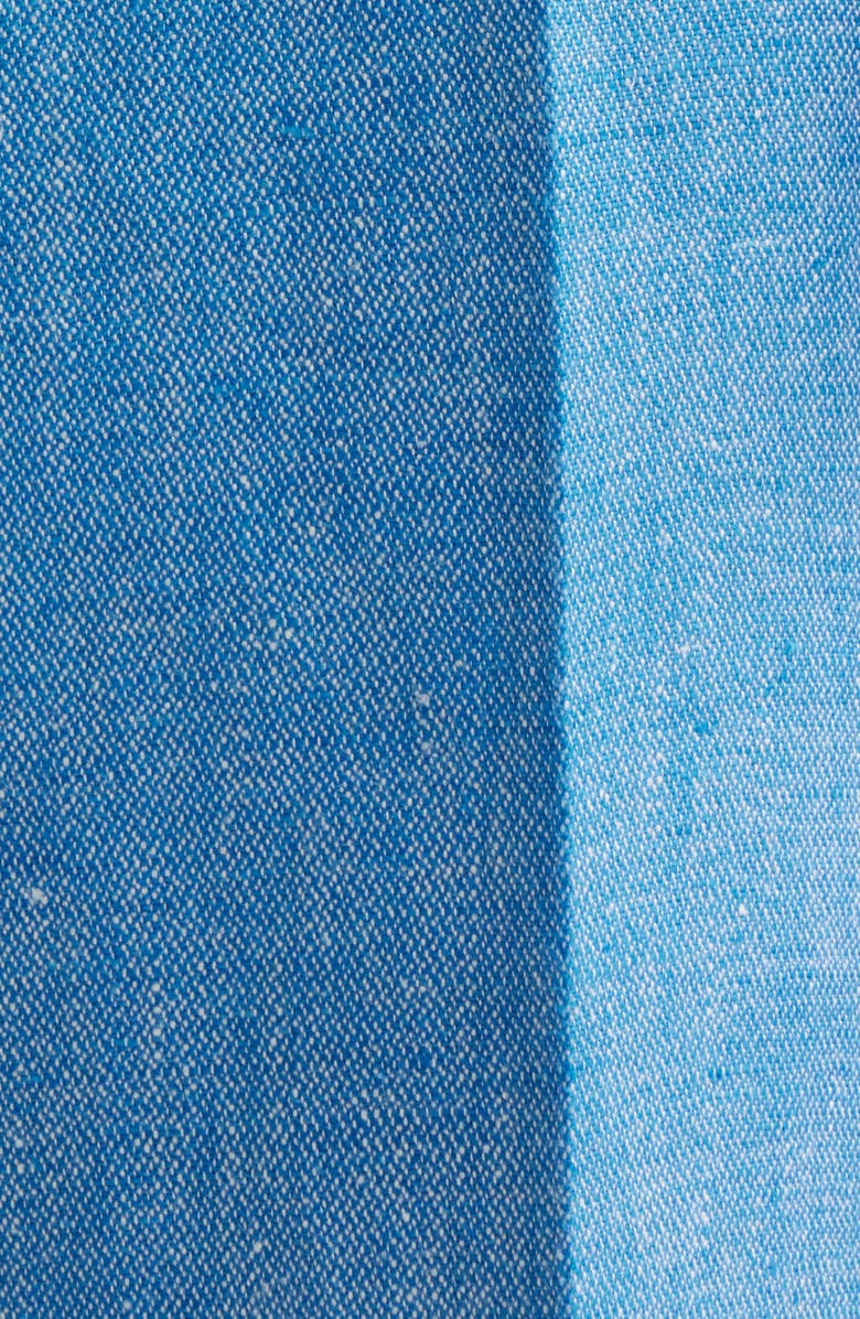 Elie Tahari The Edna Linen Pants, Alternate, color, Celestial Blue