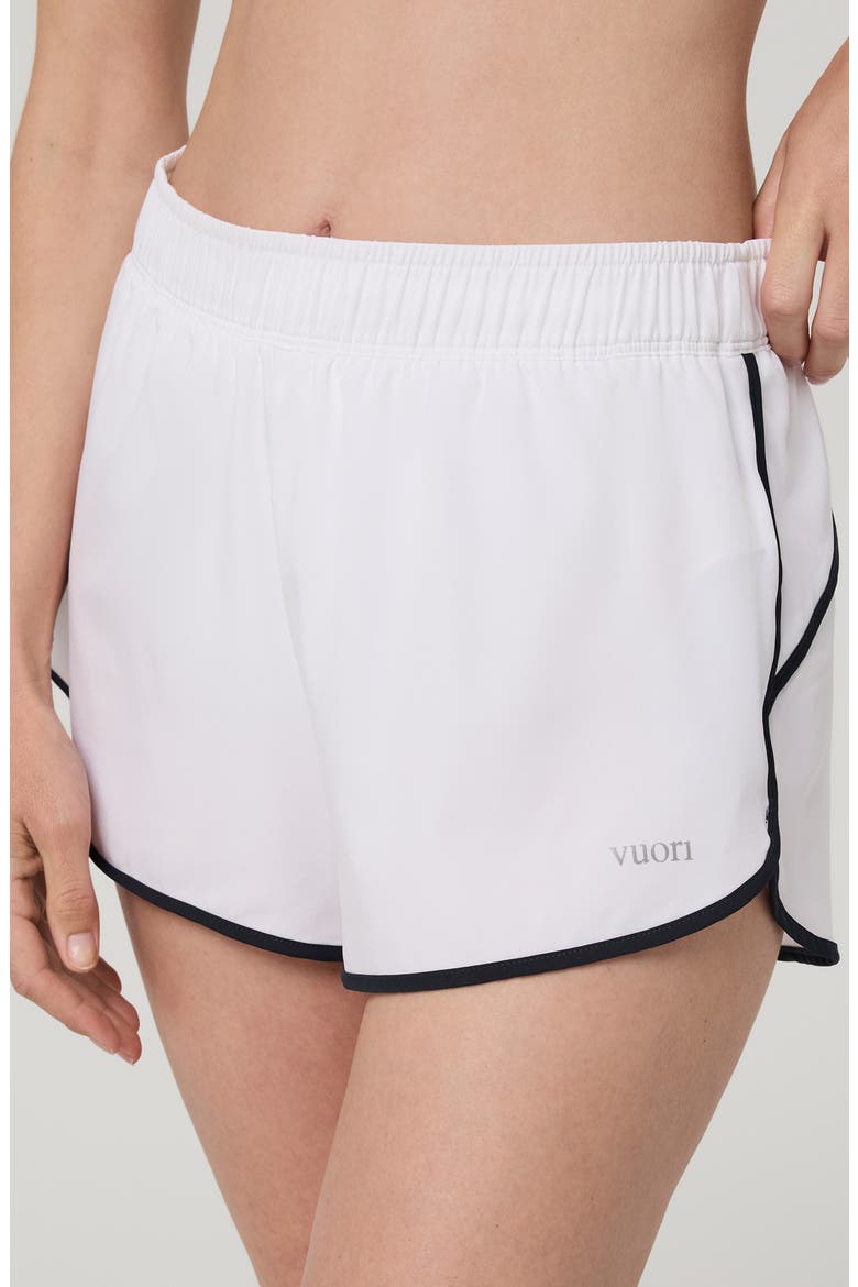 Clementine Retro Shorts, Alternate, color, WHITE